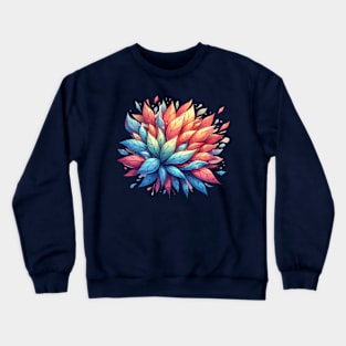 Colorful Petals Crewneck Sweatshirt